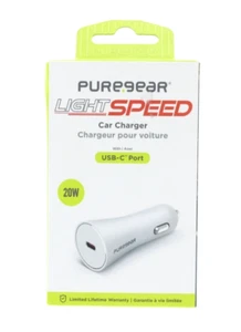 Pure Gear Light Speed Car Charger USB-C Port 20W - Picture 1 of 5