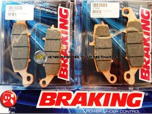 PER KAWASAKI Z 750  2005 05 PASTIGLIE ANTERIORE SINTERIZZATE FRENO BRAKING CM55 - Imagen 1 de 1