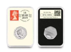 Stephen Hawkings 50p pence BU Rare Date Stamp ""NOT SILVER"" Rare - Picture 1 of 3