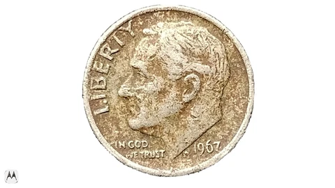 1967 Dime us coins error Cover