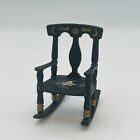 1950’s Renwall Black Handpainted Dollhouse Rocking Chair