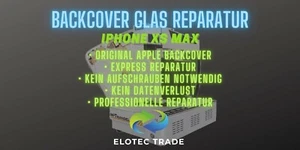 Apple iPhone XS MAX Backcover Glas Reparatur Originalqualität Express! - Bild 1 von 8