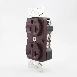 Viborg 100% Red Copper US Type Double Plug Receptacle Rhodium Plated US Socket - Picture 1 of 6