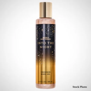 Aceite corporal Bath Body Works Into The Night Shimmer 6,3 oz floral almizcle afrutado NUEVO - Imagen 1 de 3