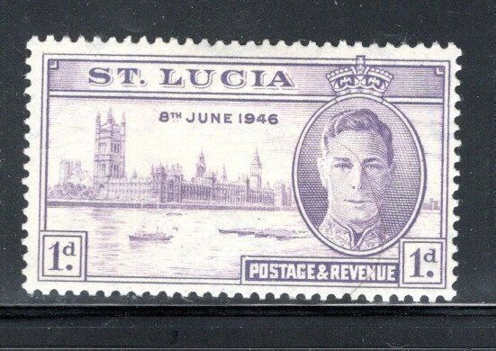 LOTE DE SELLOS BRITÁNICOS DE SAN LUCIA COMO NUEVOS CON BISAGRAS 703U Foto 1 de 1