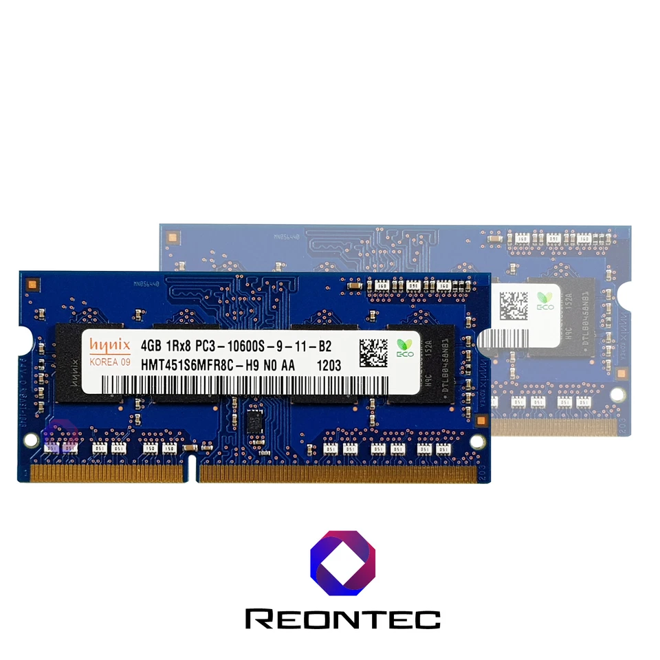 4GB RAM Laptop Hynix PC3 - 10600S DDR3 HMT451S6MFR8C-H9 1Rx8 - Immagine 1 di 1
