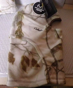 CABELAS ORIGINAL FLEECE NINJA HOOD REALTREE AP SNOW - Picture 1 of 4