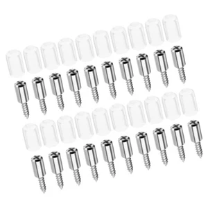 100 Pcs Screw Holder Rubber Sleeve Support Pegs for Shelves Cabinet Shelf Pins - Picture 1 of 12