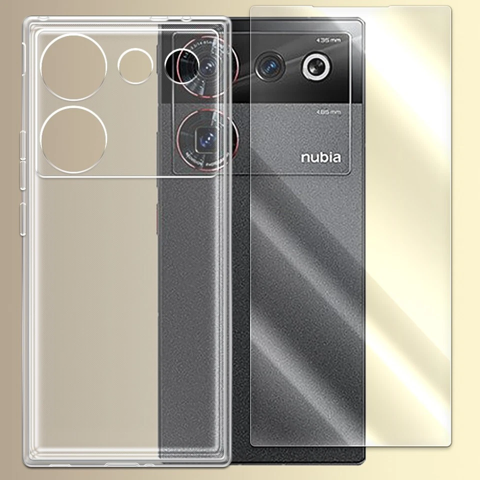 Funda protectora de pantalla de vidrio templado transparente para ZTE Nubia Z50 Ultra 5G Foto 1 de 1