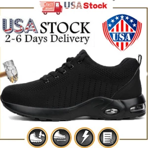 Work Boots Mens Safety Shoes Light Steel Toe Shoes Botas De Trabajo Para Hombre - Picture 1 of 30