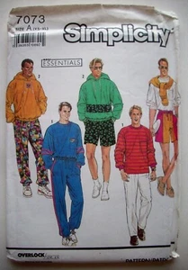 Pantalones Cortos Para Hombre Ropa Deportiva Patrón 7073 Talla 30 32 34 36 38 40 42 44 46 48 SIN CORTAR - Imagen 1 de 2