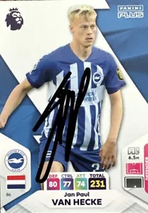 Panini Adrenalyn XL 24 Plus Brighton Jan Paul Van Hecke Hand Signed Card - Picture 1 of 1