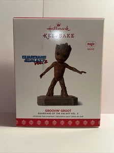 Groovin' GROOT NEU Hallmark MARVEL Guardians of the Galaxy 2017 Ornament SOUND - Bild 1 von 6