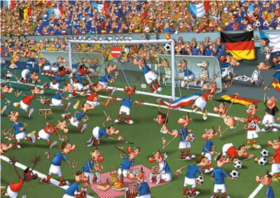 Piatnik Soccer 1000 Piece Jigsaw Puzzle By Francois Ruyer - Image 1 of 2