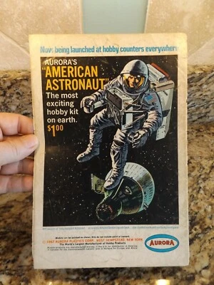 Página de anuncio modelo Aurora 1967 ~ American Astronaut  Foto 1 de 3