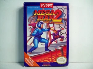 K25i05961 MEGA MAN 2 W/ BOX & INSTRUCTIONS 1989 NES NINTENDO COMPLETE VINTAGE - Picture 1 of 15