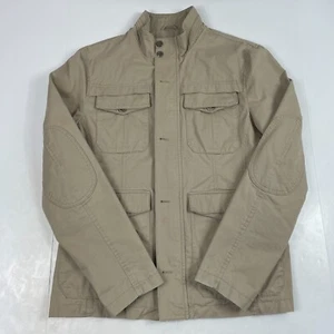 Chaqueta Pierre Cardin Hombres 50 Beige Sarga Carga Tareas Campo Coderas Senderismo Golf - Imagen 1 de 14