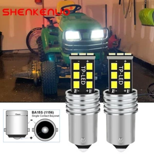 2 SUPER Weiß 1156 LED Licht für Husqvarna YTH220 YTH2042 YTH2242 Rasenmäher Birne - Bild 1 von 12