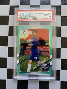 Topps UCL 2020-21 Japón Mason Mount Aqua/199 Chelsea PSA 10 - Imagen 1 de 2