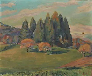 Izis Gemälde Landschaft 1942 - Bild 1 von 12