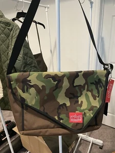 Manhattan Portage Flatiron Messenger Bag Cordura Camo Large - Picture 1 of 8