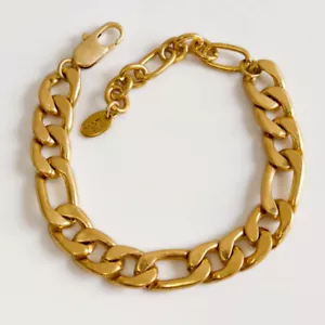 Neu 7,5" Zara dicke Kette Armband Geschenk Vintage Frauen Party Urlaub Show Schmuck - Bild 1 von 3
