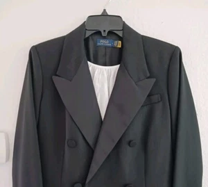 Ralph Lauren Mulberry Silk-Blend Blazer Size 6 - Picture 1 of 9