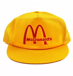 Vintage McDonalds Snapback Hat Cap Vetements 5 6 panel shirt 90s NEW - Picture 1 of 4
