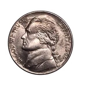 1999 P Jefferson Nickel Double Die US Mint Error Coin Full Steps - Picture 1 of 12