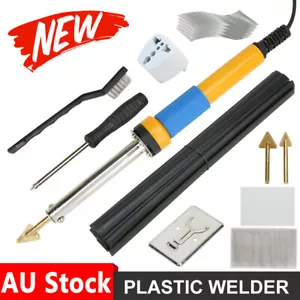 Plastic Welder Welding Soldering Iron Kit Car Bumper Dashboard Repair + AU plug - Picture 1 of 12