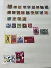 VINTAGE STAMP LOT WHOLE PAGE BULK VARIETY QUEEN POSTAGE REVENUE ITALY MAIL POST