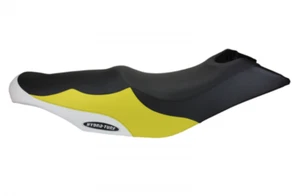 Hydro-Turf Seat GTI 4Tec 06-08 GTI 130 155 WAKE 155 09-10 Black/ yellow em - Picture 1 of 6