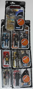 STAR WARS S3 RETRO FIGURE - SET COMPLETO (7 FIGURINE) - NUOVO/SIGILLATO - OMAGGIO UK P&P - Foto 1 di 10