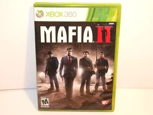 XBOX 360 MAFIA II 2 *TESTED* XBOX 360 2010 W/ CASE & MANUAL! *WORKING* 2K CRIME - Picture 1 of 5