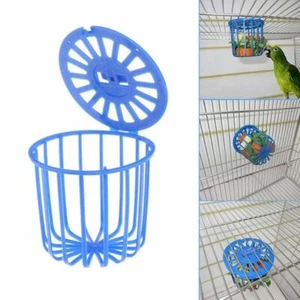 Bird Parrot Feeder Cage Fruit Vegetable Holder Cage Accessories Hanging Basket - Picture 1 of 9