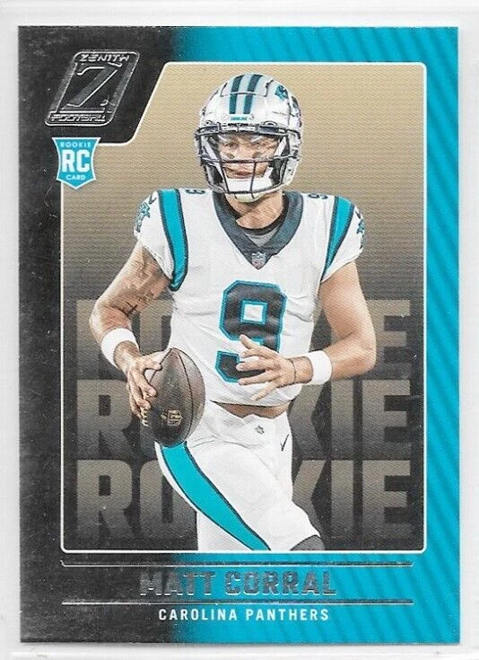 Matt Corral Carolina Panthers 2022 Zenith Football Rookie #102 - Image 1 of 1
