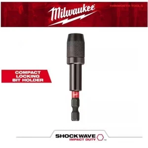 Milwaukee Shockwave Magnetic Bit Holder For Screwdriver Bits Locking Impact - Picture 1 of 15