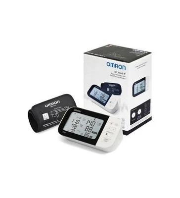 Omron M7 Intelli IT HEM-7361T-EBK Upper Arm Blood Pressure Monitor DHL EXPRESS - Image 1 of 4