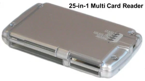 USB 2.0 25 in 1 External Multi Card Reader Micro SD MMC MS Duo SD MS Pro - NEW - Picture 1 of 4