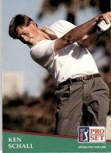 1991 Pro Set PGA Tour Vintage Golf Card Ken Schall #32 - Picture 1 of 2