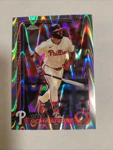2025 Topps Chrome Ray Wave KYLE SCHWARBER Philadelphia Phillies #31 MVP Buyback? - Picture 1 of 2