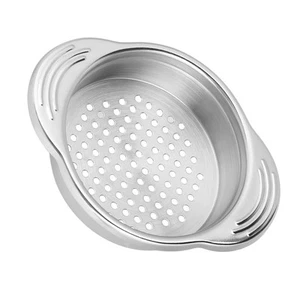 Stainless Steel Canned Food Strainer Tuna Can Oil Squeezer Kitchen Tool - Picture 1 of 10