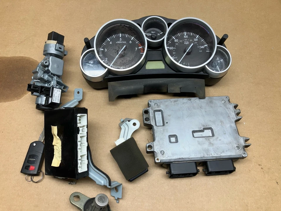 09-15 Mazda MX5 NC Miata ECU Juego de llaves Módulo de control del motor OEM MANUAL 5 velocidades Foto 1 de 4