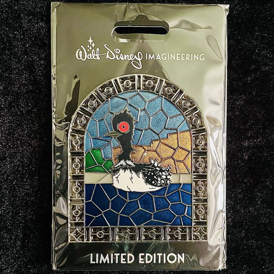 Prendedor LE WDI Becky Birds Finding Dory vitral mosaico ventana D23 Expo Disney Foto 1 de 1