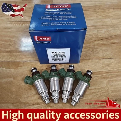 4 piezas inyectores de combustible Denso para Toyota Camry 1992-2000 2,0 L 2,2 L I4 23250-74100 EE. UU. Foto 1 de 4