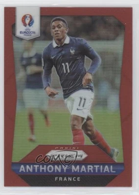 2016 Panini Prizm UEFA Euro Red Prizm /149 Anthony Martial #10 - Image 1 of 2