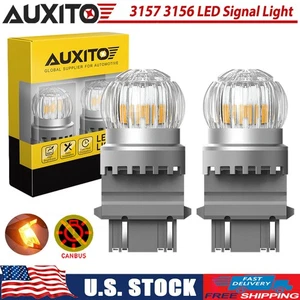 CANBUS 3157 4057 T25 3030 SMD LED Turn Signal Light Bulbs Anti Hyper Flash Amber - Picture 1 of 21