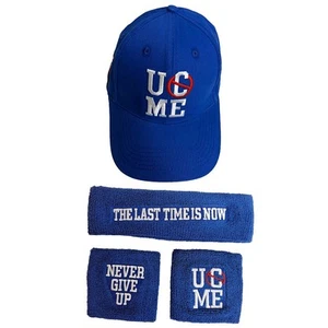 John Cena 2025 Indiana Last Time Is Now Blue Hat Headband-Wristband Combo - Picture 1 of 10
