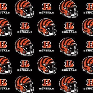 NFL - Tela Cincinnati Bengals - 18" x 58" - - Imagen 1 de 1