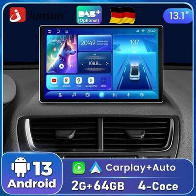 13.1" Für Opel Mokka X 2012-2016 Android 13 Autoradio 2+64GB CarPlay GPS Navi BT - Bild 1 von 4